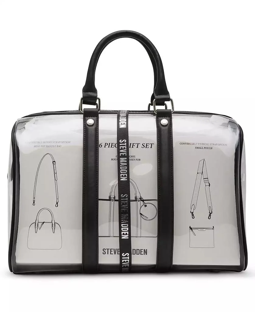 Steve Madden Warren Clear Duffle Bag Gift Set 3
