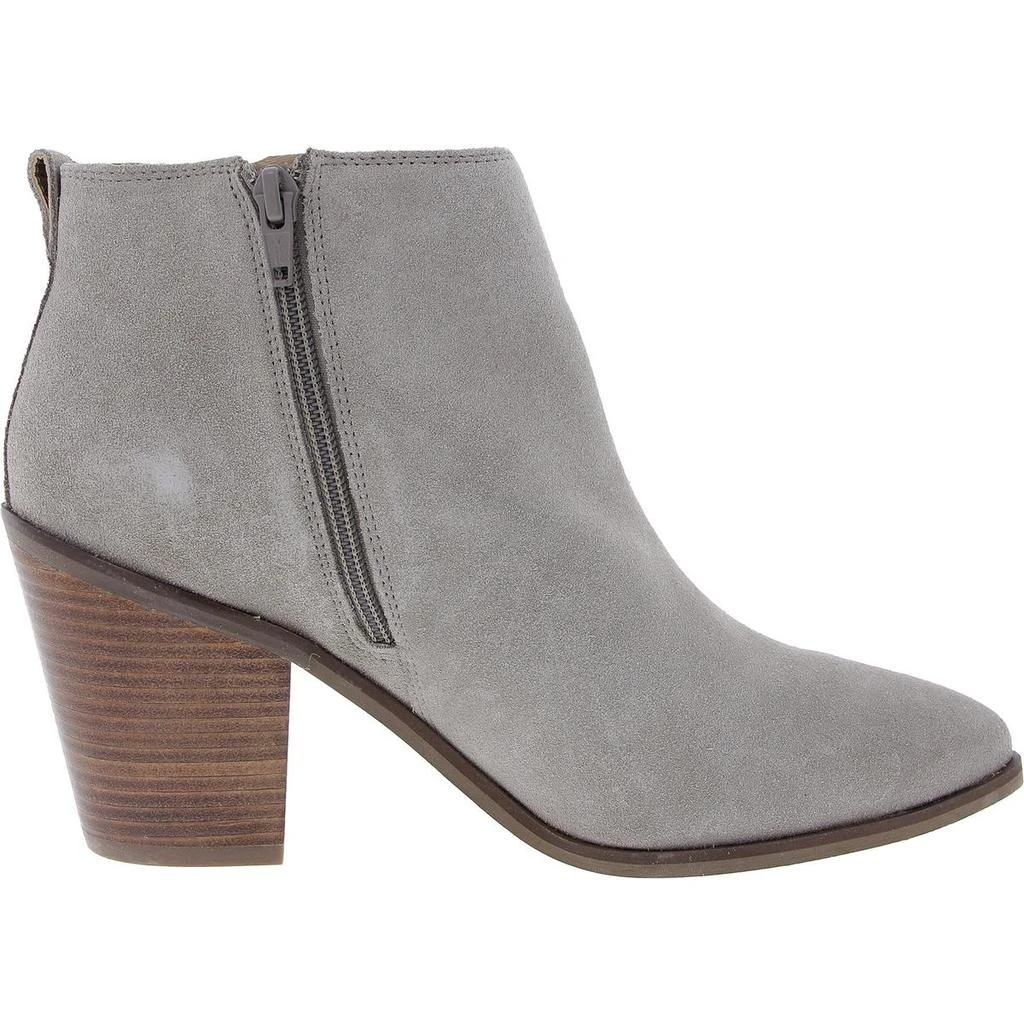 Crevo Womens Zipper Leather Ankle Boots 3