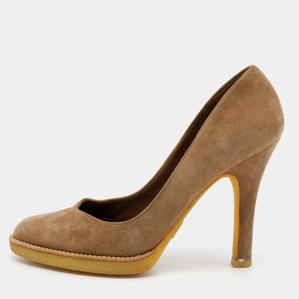 Gucci Gucci Tortilla Brown Suede Pumps Size 36.5 1