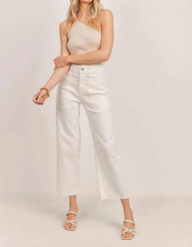 Just Black Denim Just Black Denim - Utility Wide Leg Jeans 1