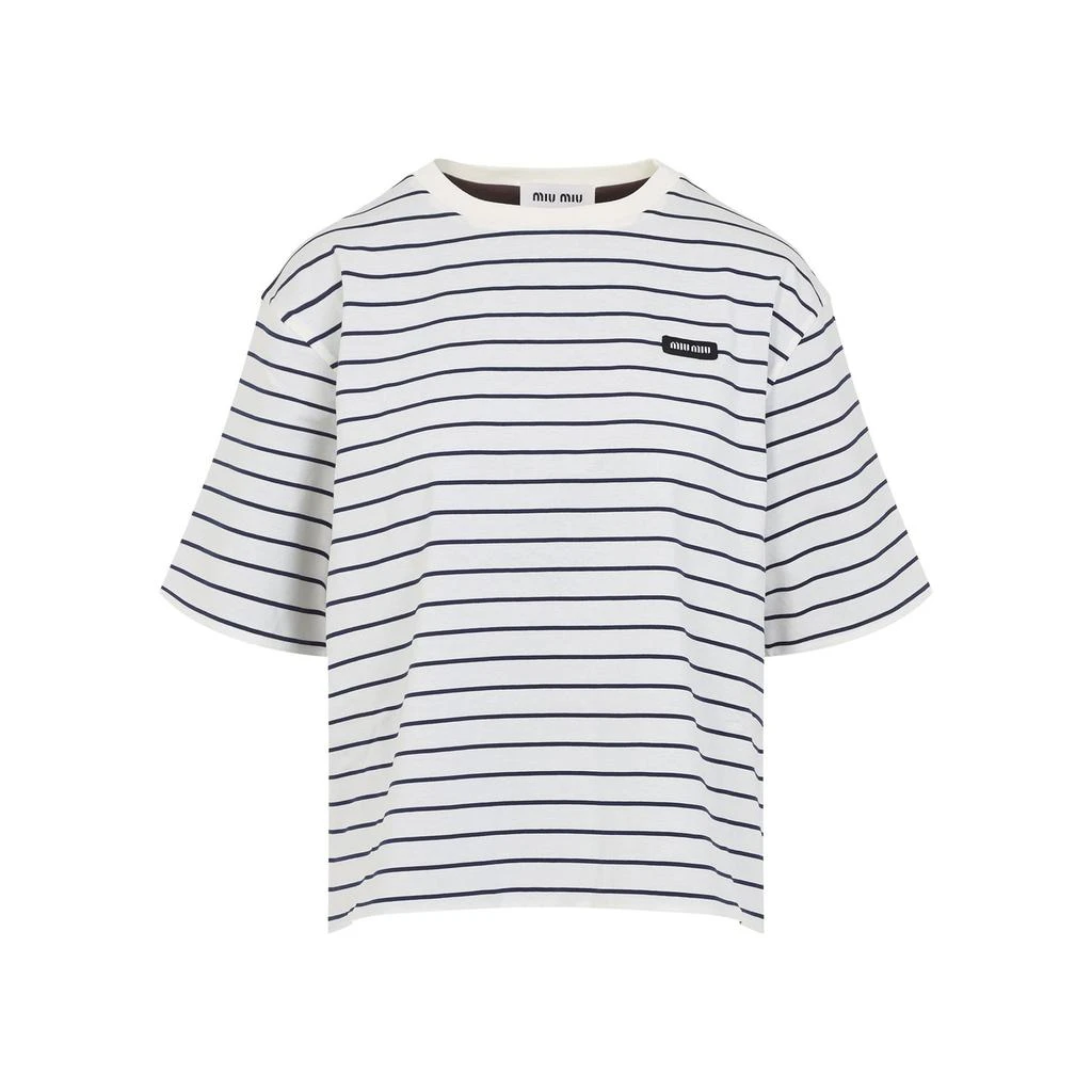 Miu Miu COTTON T-SHIRT 2