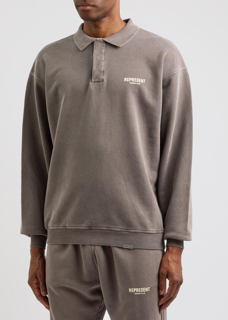スウェット・トレーナー REPRESENT Owners club cotton sweatshirt with frontal logo Represent Represent Owners Club Logo Cotton Sweater | Saks