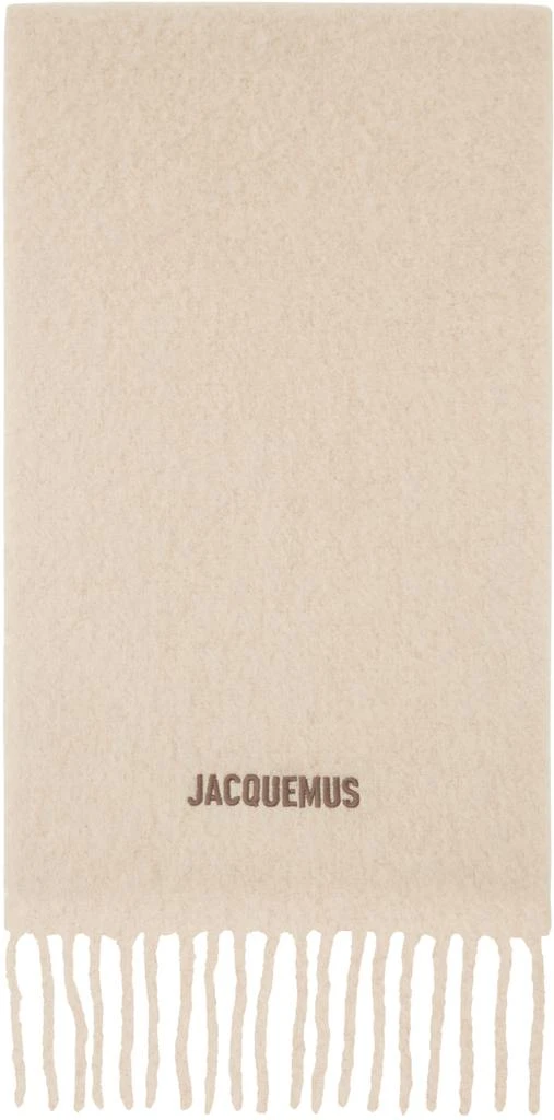 Jacquemus Beige Les Classiques 'L'écharpe Moisson' Scarf 1