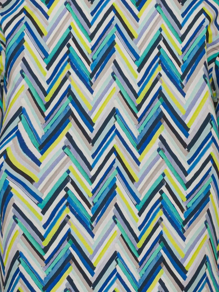 Missoni Missoni Boys Zigzag Beach Shirt in Blue 5