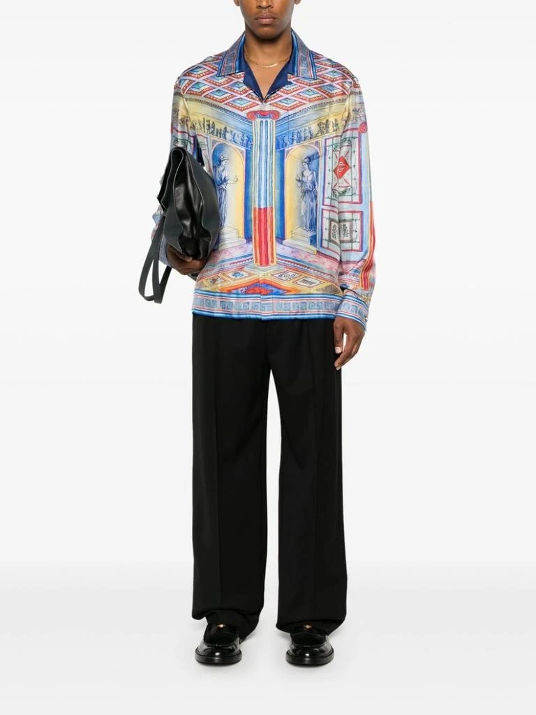 Casablanca LONG SLEEVE CUBAN COLLAR SHIRT 3