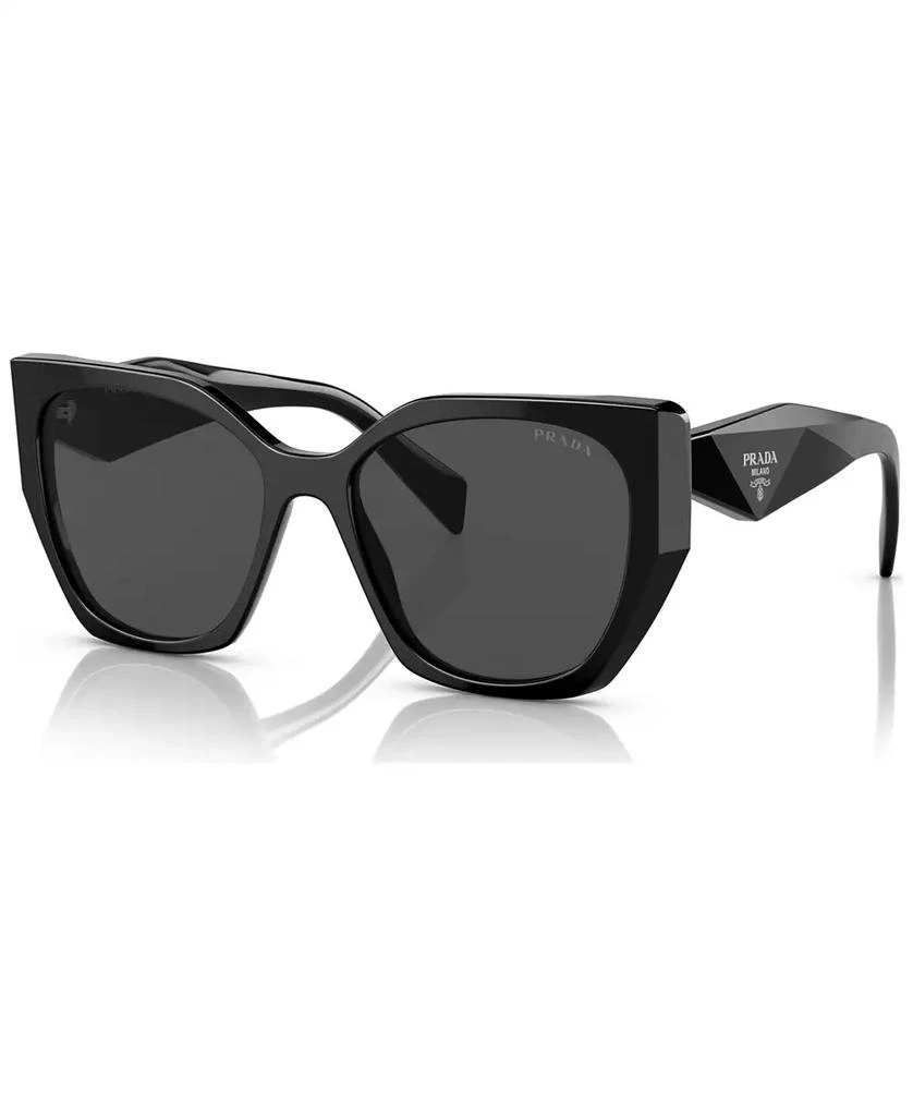 Prada Low Bridge Round Women's Sunglasses, PR 19ZS 1