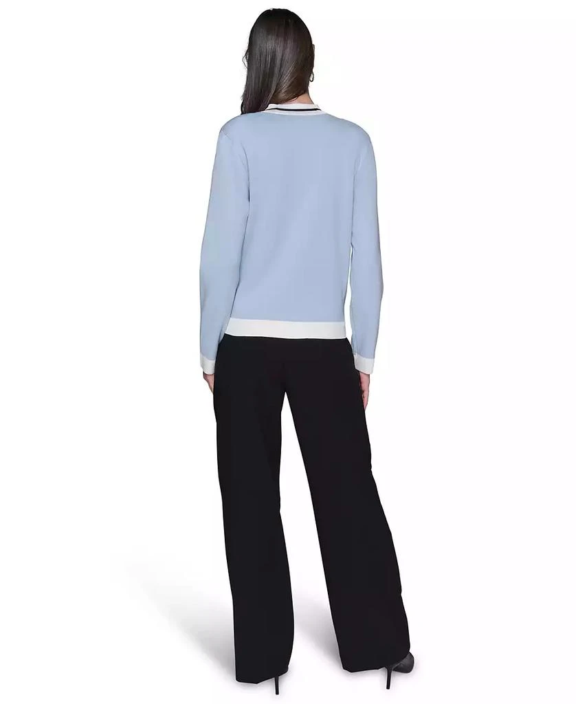 Karl Lagerfeld Paris Women
s Open-Front Cardigan 5