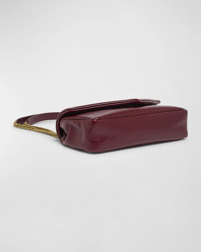 Yves Saint Laurent Calypso Small YSL Shoulder Bag in Smooth Padded Leather 2