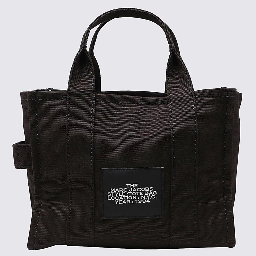 Marc Jacobs Marc Jacobs Black Canvas The Small Traveler Tote Bag 2