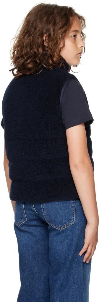 Moncler Big Kids Navy Tib Teddy Padded Down Vest 3