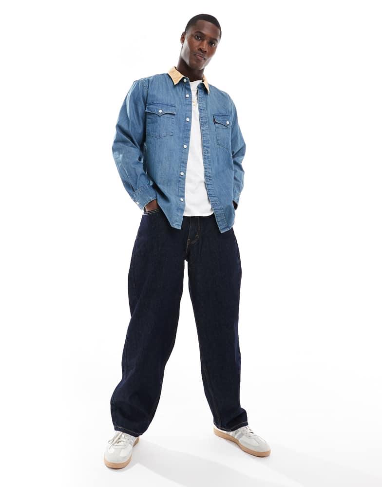 Levi's Levi's 578 baggy fit jeans in dark blue dark-blue W31