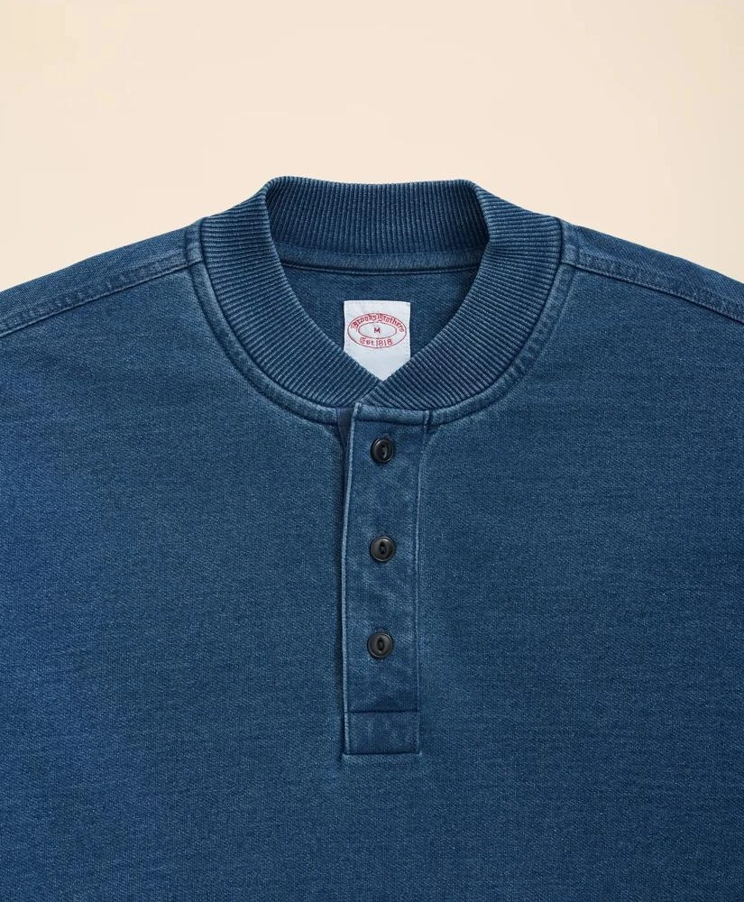 Brooks Brothers Cotton Blend Baseball Collar Sweatshirt 2