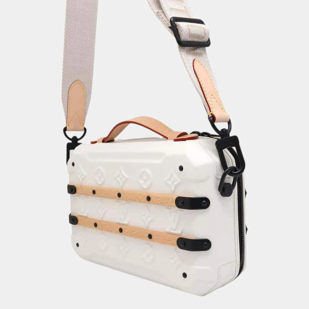 Louis Vuitton Louis Vuitton White/Black Calf Leather future trunk 2