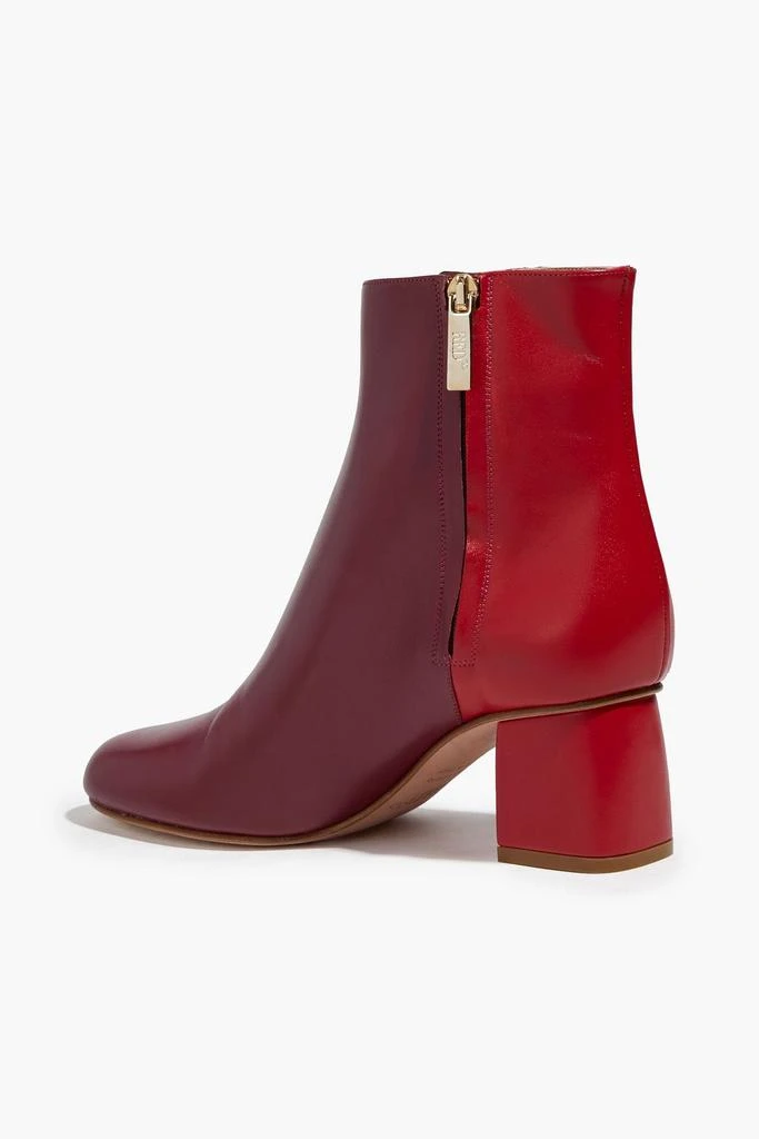 RED Valentino Two-tone leather ankle boots 3