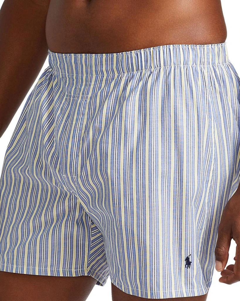 Ralph Lauren Classic Fit Woven Boxers, Pack of 3 6