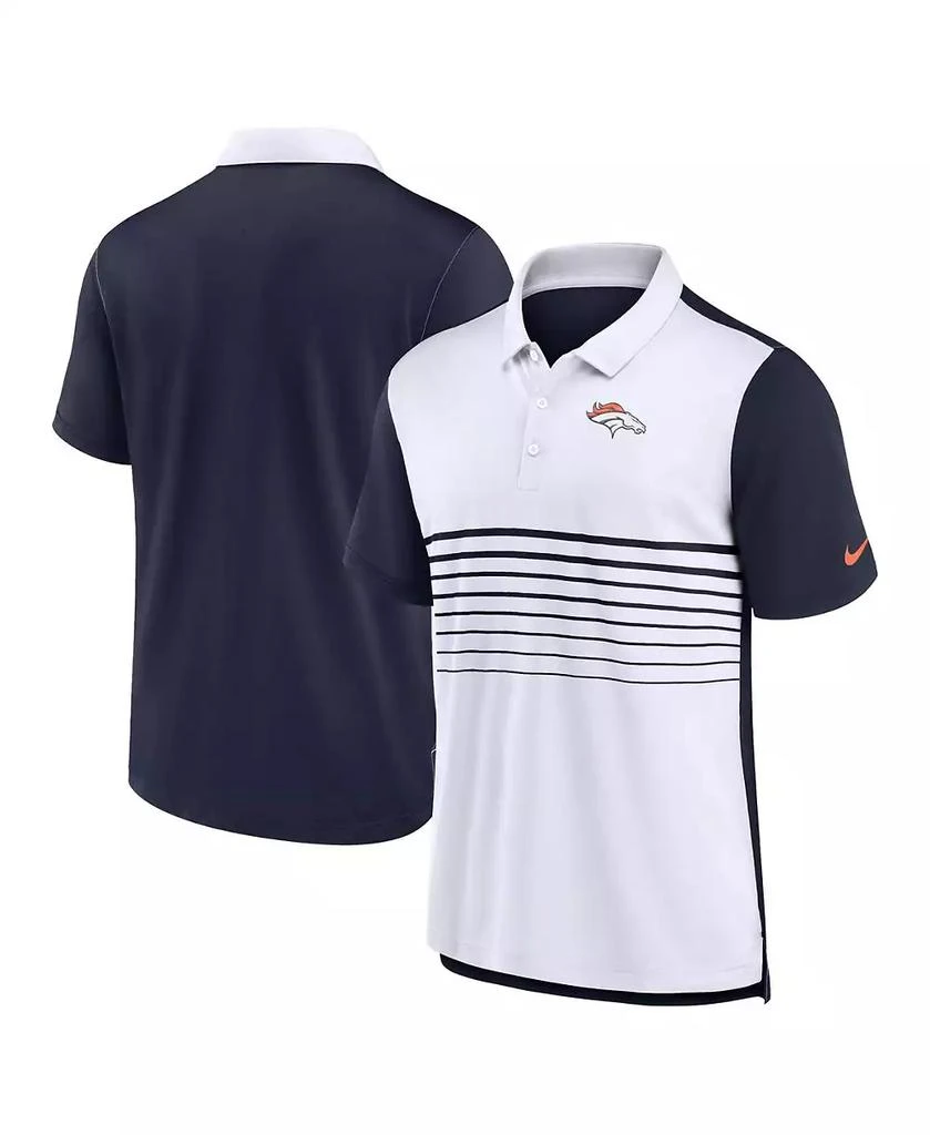 NIKE Men's Navy/White Denver Broncos Fashion Performance Polo 1