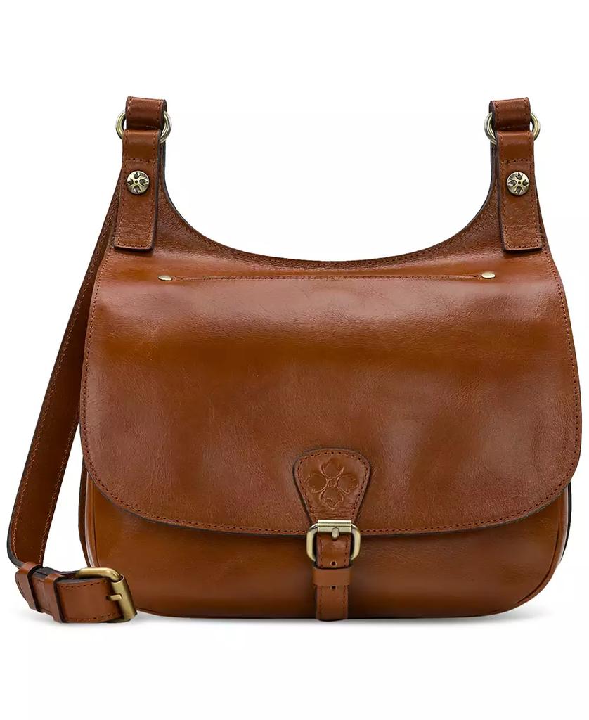 Patricia Nash London Smooth Leather Saddle Bag