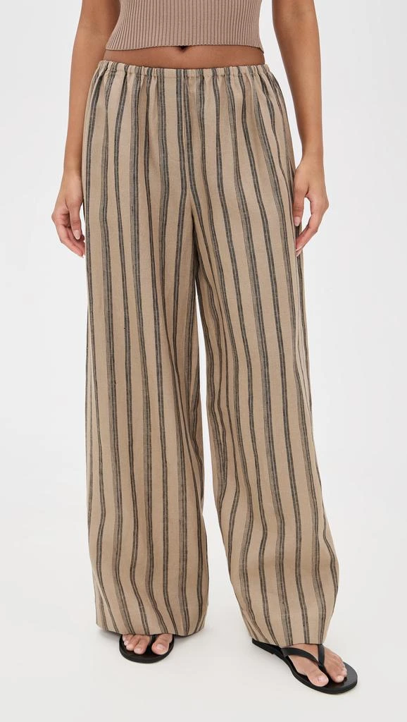 Staud Bonfire Linen Pants 7
