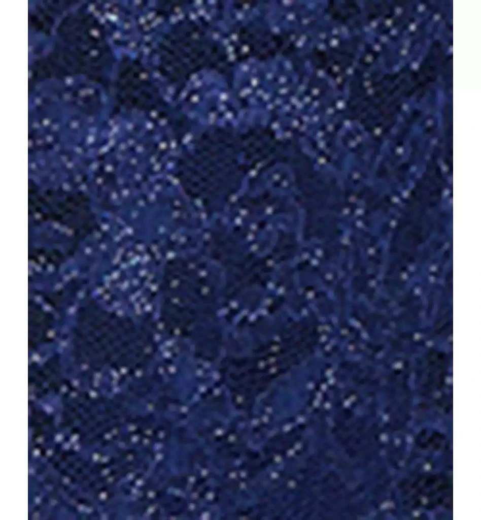 Morgan & Company Juniors' Glitter-Lace Corset Skater Dress 4