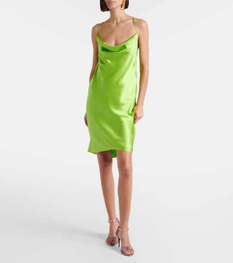 Yves Saint Laurent Silk satin slip dress 2