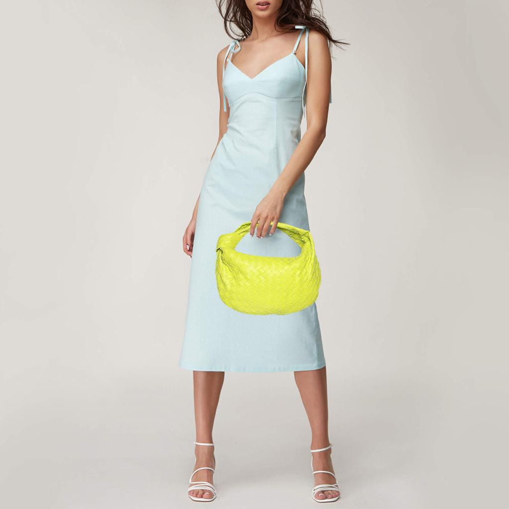 Bottega Veneta Bottega Veneta Kiwi Intrecciato Leather Teen Jodie Hobo