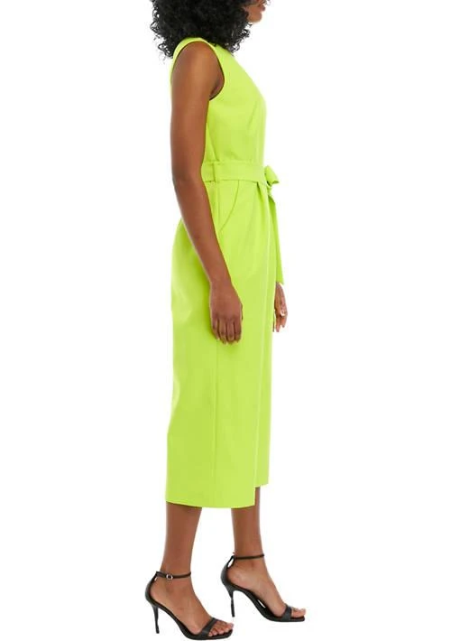 Vince Camuto Camuto Womens Tie Front V Neck Jumpsuit 3