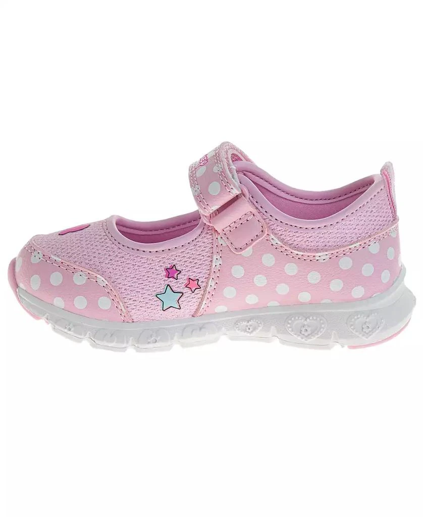 Disney Toddler and Little Girls Minnie Mouse Mary Jane Styled Light Up Sneakers 3
