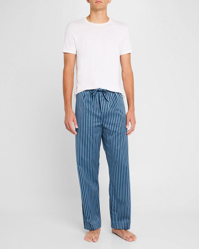 Derek Rose Men's Wellington Cotton Stripe Lounge Pants