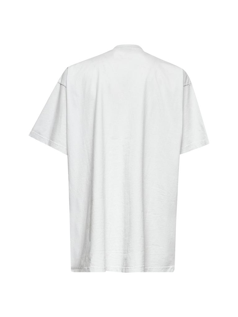 Balenciaga BALENCIAGA | Grey 3b Liquefied Oversized T-shirt | Man | 1