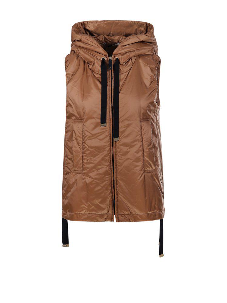 Max Mara The Cube Max Mara The Cube Zip-Up Drawstring Gilet