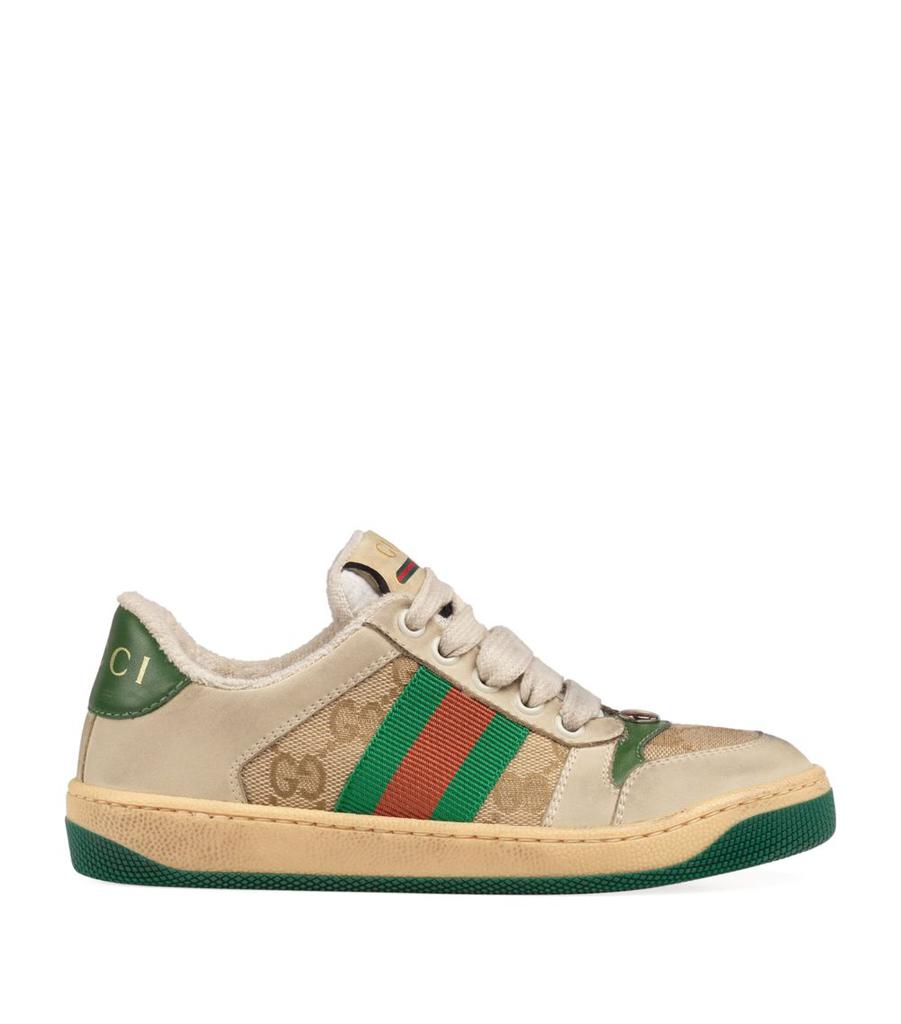 Gucci Kids Screener Low-Top Sneakers