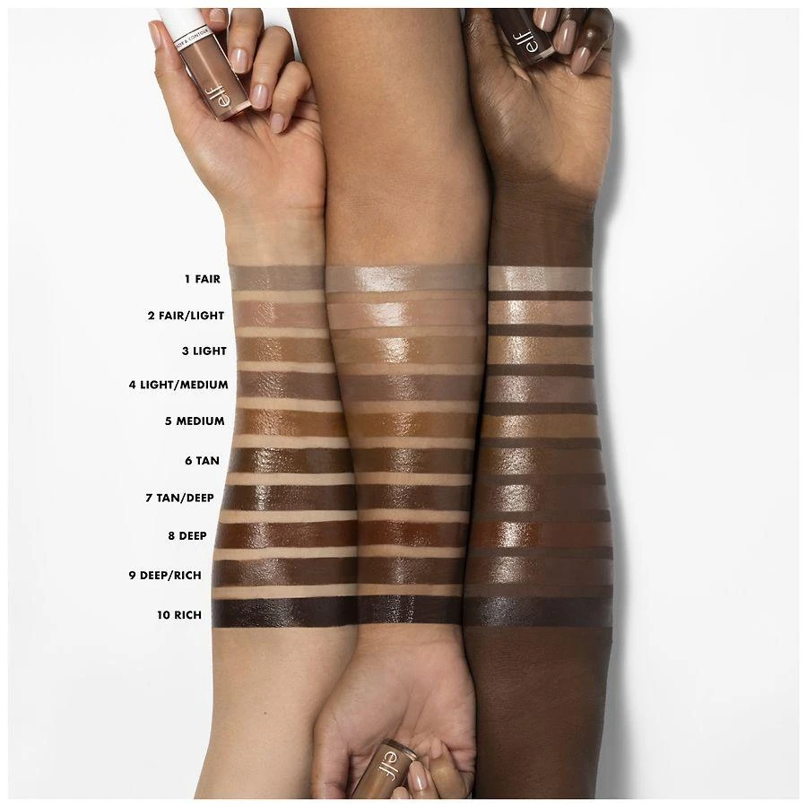 e.l.f. Camo Liquid Bronzer 
Contour 4