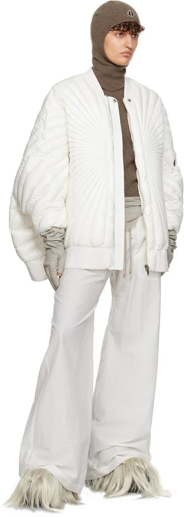 Rick Owens Moncler + Rick Owens Off-White Radiance Peter Bomber Jacket 5