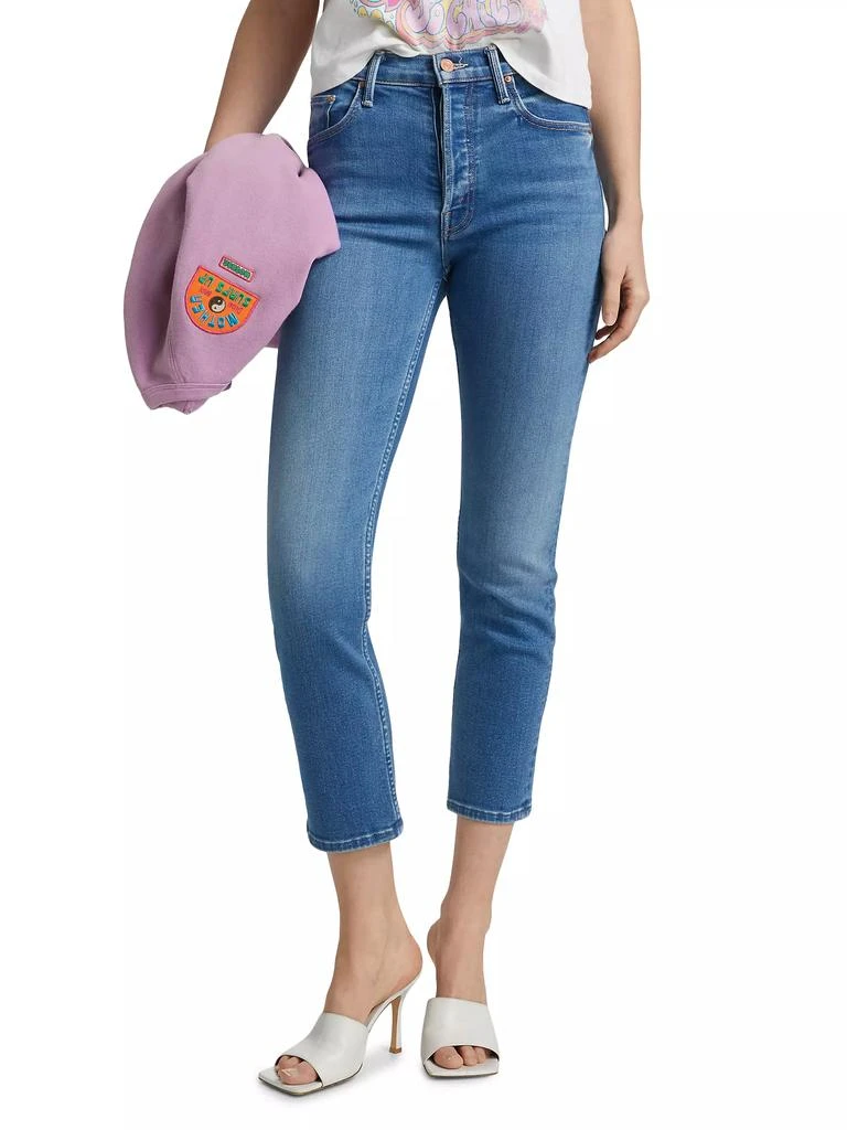 MOTHER The Tomcat Stretch Skinny Ankle Jeans 3