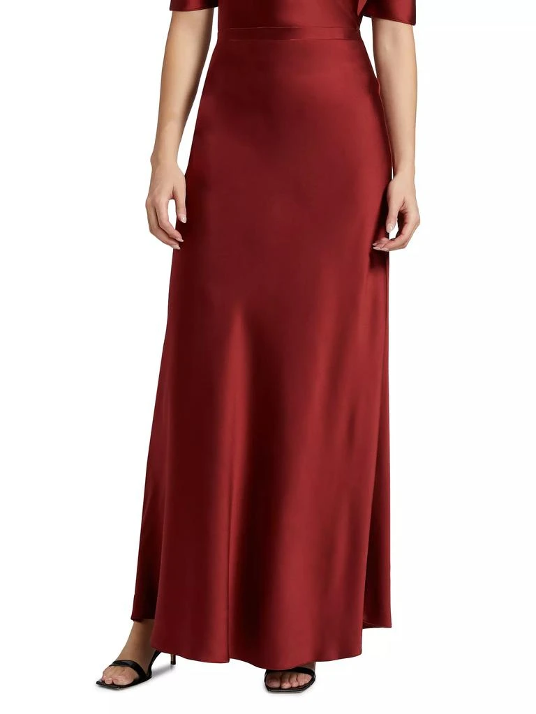 ROSETTA GETTY Silk Bias Cut Maxi Skirt 3