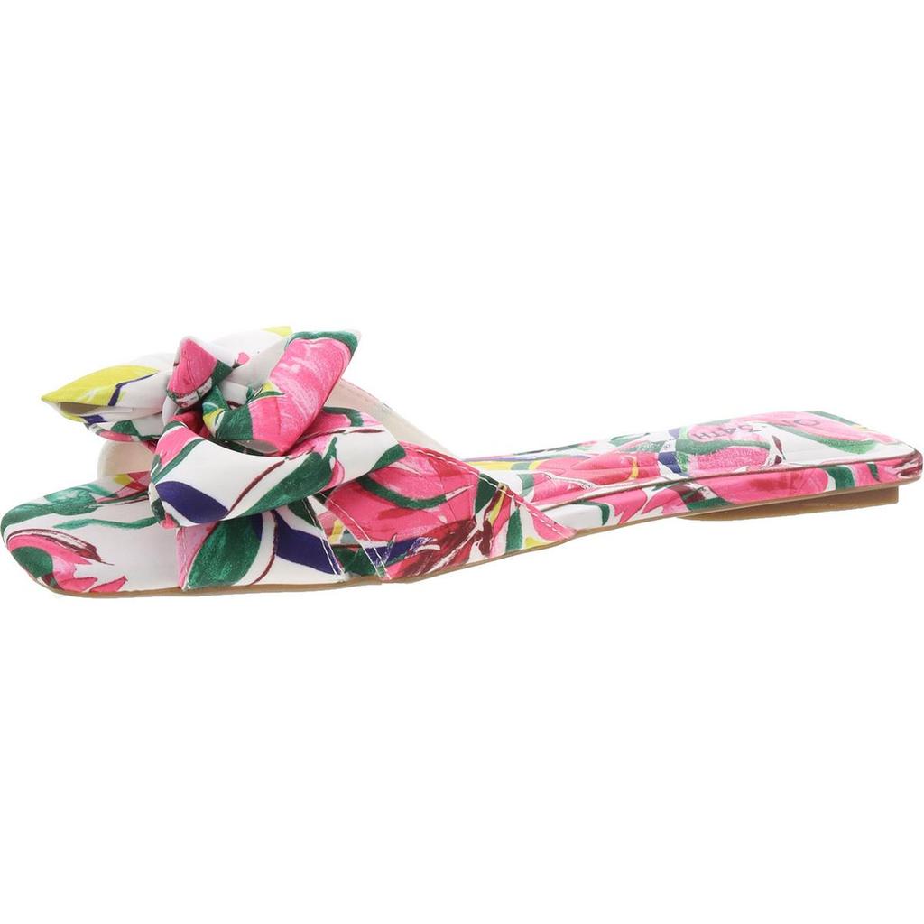 On 34th Jazminnf Womens Floral Slip On Slide Sandals