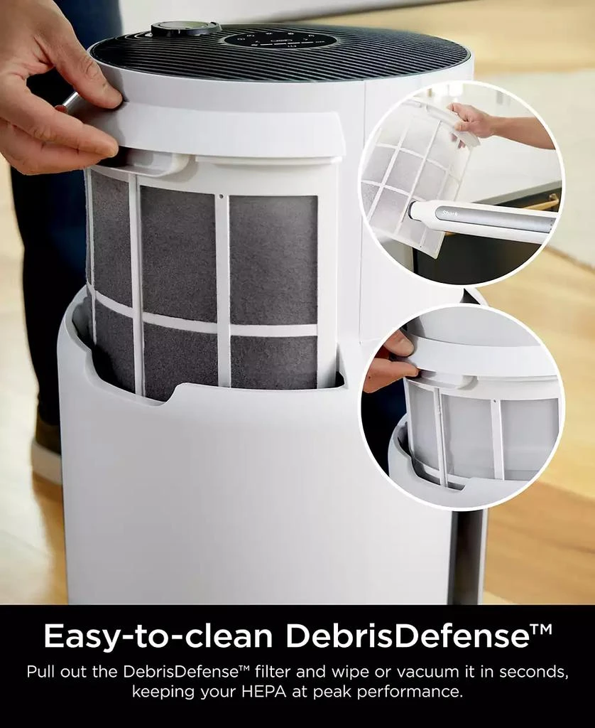 Shark NeverChange HEPA Large-Room Air Purifier Max HP302 11