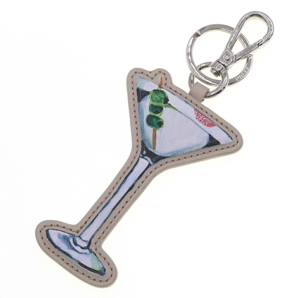 Fendi Leather Metal Keyring (Pre-Owned)