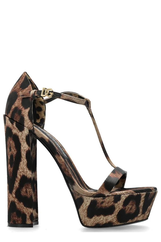 Dolce & Gabbana Dolce & Gabbana Leopard-Printed Heeled Sandals 1