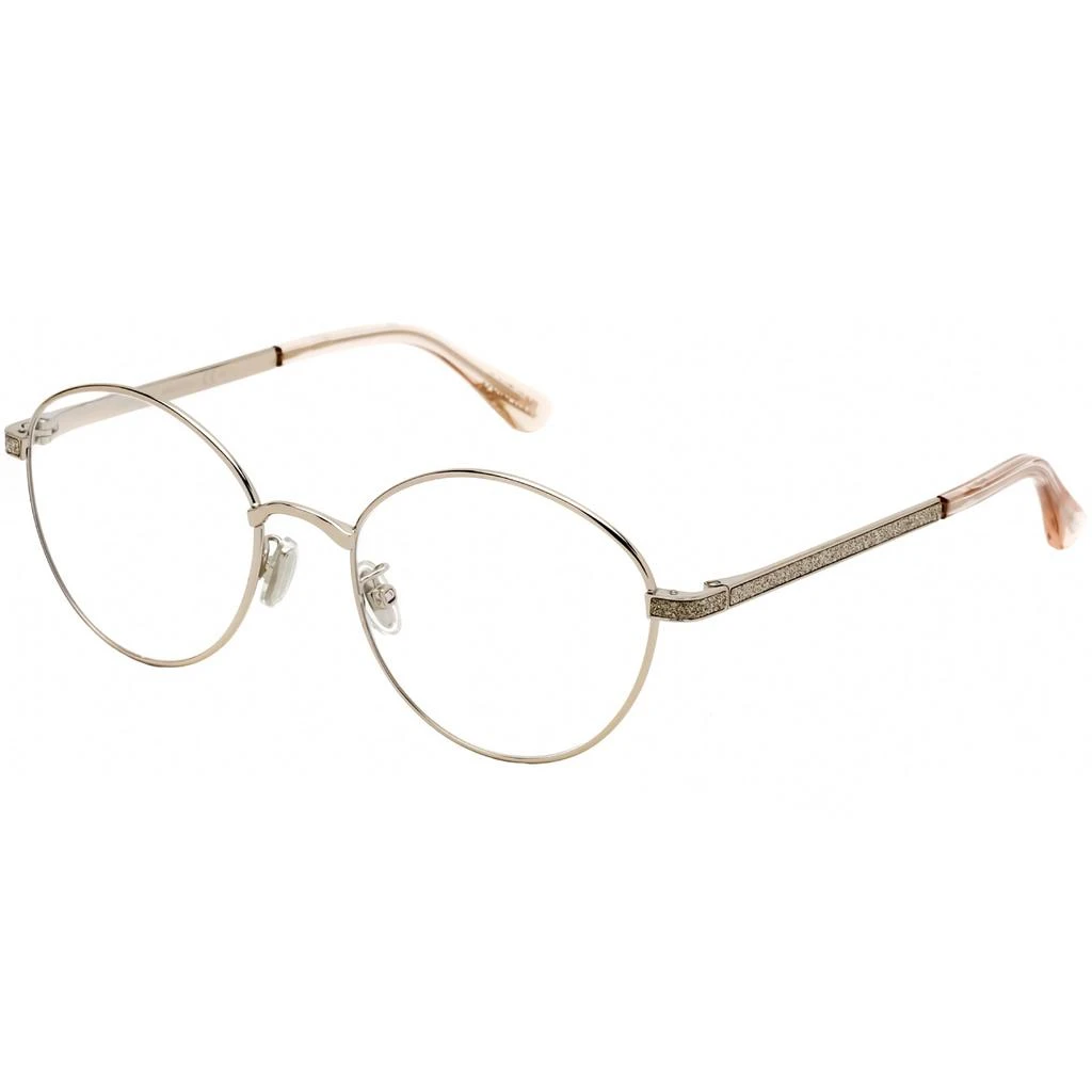 Jimmy Choo Jimmy Choo Women's Eyeglasses - Clear Demo Lens Gold/Peach Frame | JC 246/G 0K67 00 1