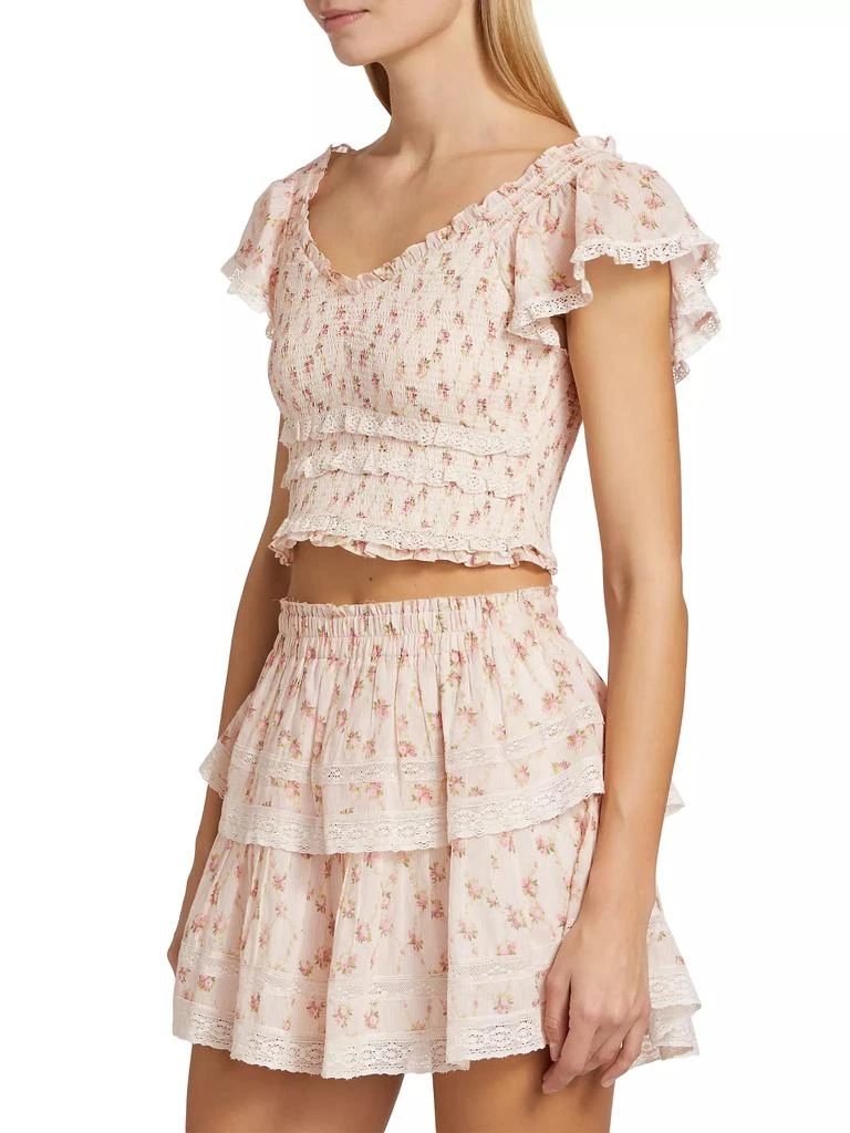 LOVESHACKFANCY Beaming Crop Top 4