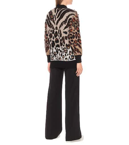 Stella McCartney Animal-jacquard cardigan 3