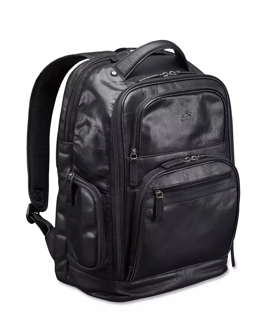 Mancini Leather Goods Buffalo Collection Laptop/ Tablet Backpack 4