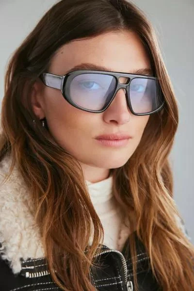 Urban Outfitters Ace Chunky Plastic Aviator Sunglasses 1