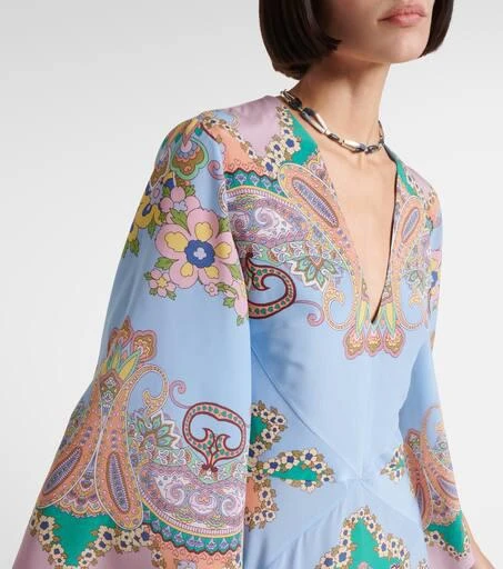 ETRO Paisley silk crêpe de chine maxi dress 4