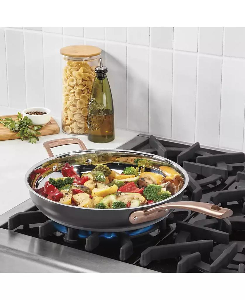 Cuisinart Matte Black Elegance Stainless Steel 12" Skillet