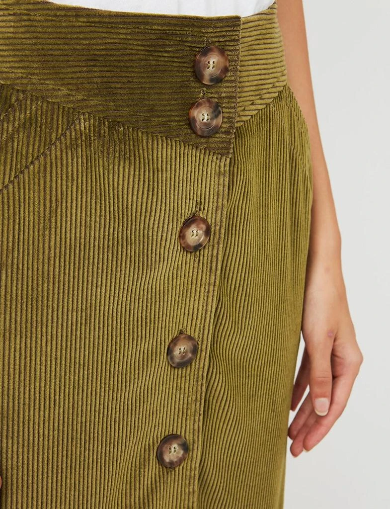 INES DE LA FRESSANGE PARIS Estelle green skirt 4