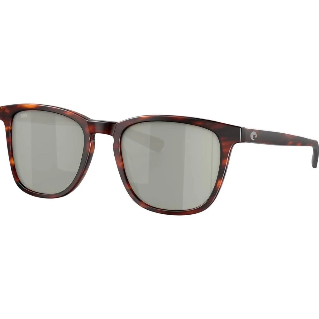 Costa Del Mar Sullivan Sunglasses In Matte Tortoise Gray Silver Mirror Polarized Glass 3