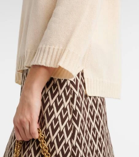 Valentino Embellished virgin wool sweater 5