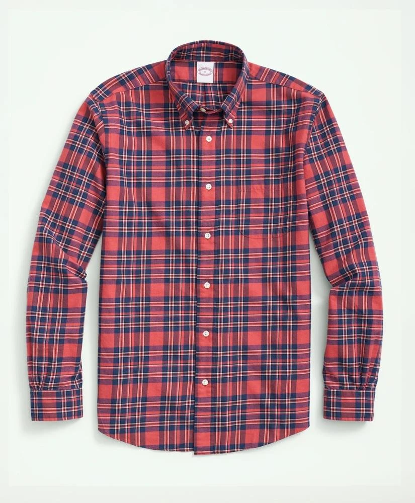 Brooks Brothers Archival Brushed Twill Plaid Shirt 1